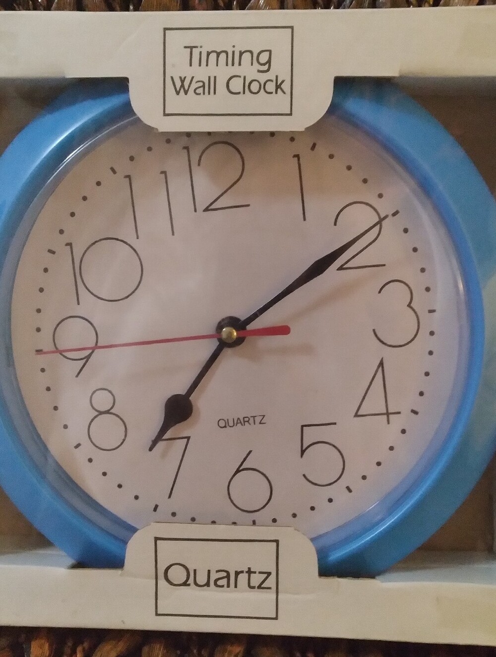 Quartz Clock Color Blue Great For Dorm Room Or Your Kitchen